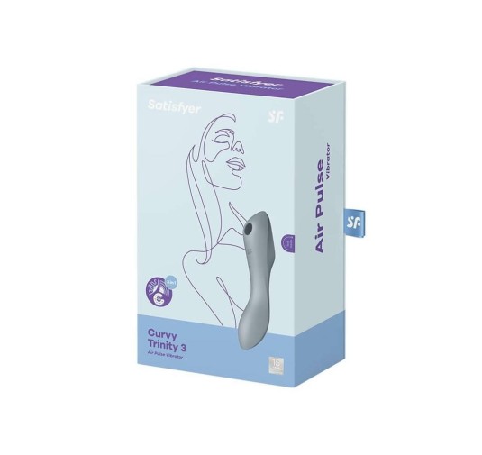 Wibrator masażer ssący Satisfyer curvy trinity 3